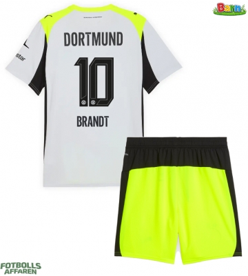 Borussia Dortmund Julian Brandt #10 Bortaställ Barn 2025-26 Kortärmad (+ Korta byxor)